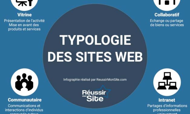 [Infographie] Quelles sont les différentes typologies de sites web?